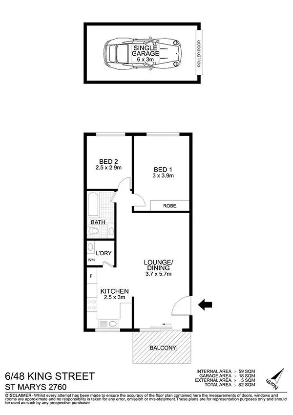 Seventh view of Homely unit listing, 6/46-48 King Street, St Marys NSW 2760