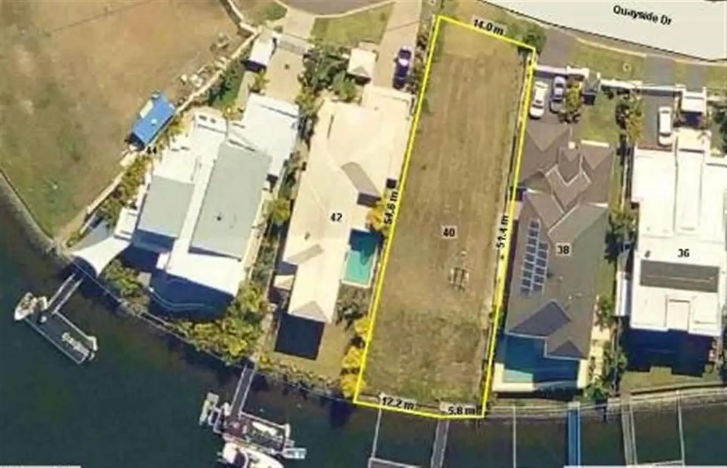 Main view of Homely land listing, 40 Quayside Drive, Helensvale QLD 4212
