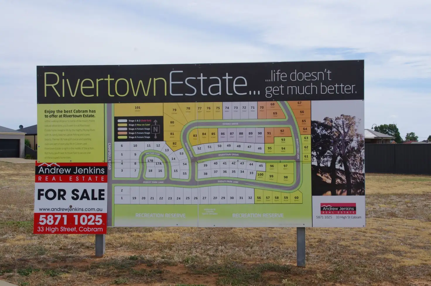 Main view of Homely land listing, L69 Dudley Park Lane, Cobram VIC 3644