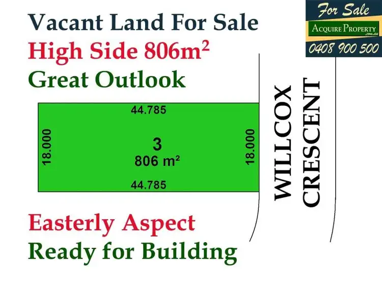 Main view of Homely land listing, Address available on request