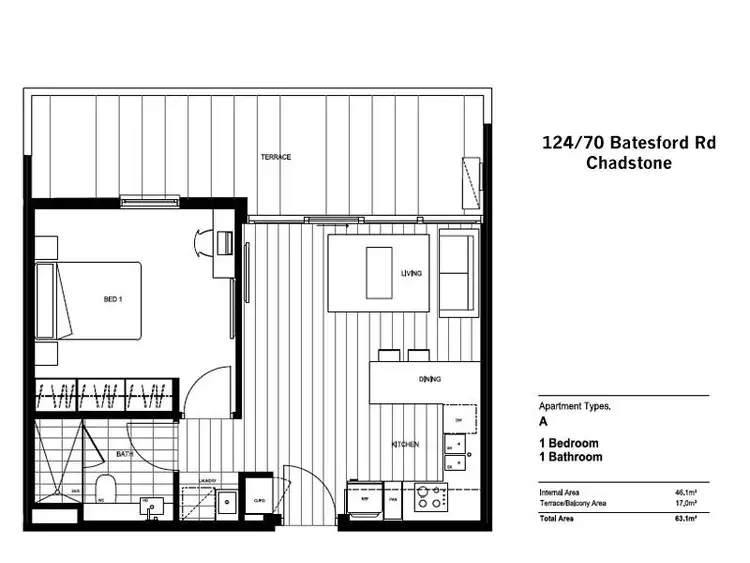 Fifth view of Homely apartment listing, 124/70 Batesford Road, Chadstone VIC 3148