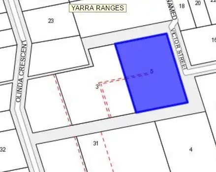 Second view of Homely land listing, 5 Victor Street, Olinda VIC 3788