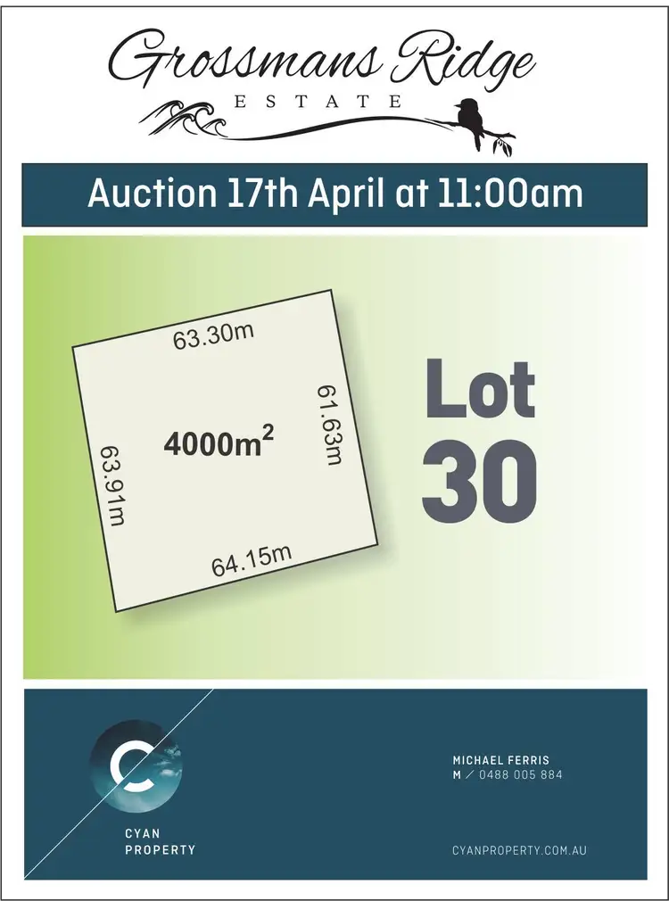 Main view of Homely land listing, Lot 30/460 Grossmans Road, Bellbrae VIC 3228