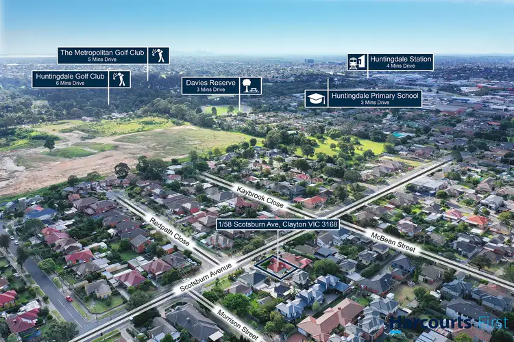 Third view of Homely unit listing, 1/58 Scotsburn Avenue, Clayton VIC 3168