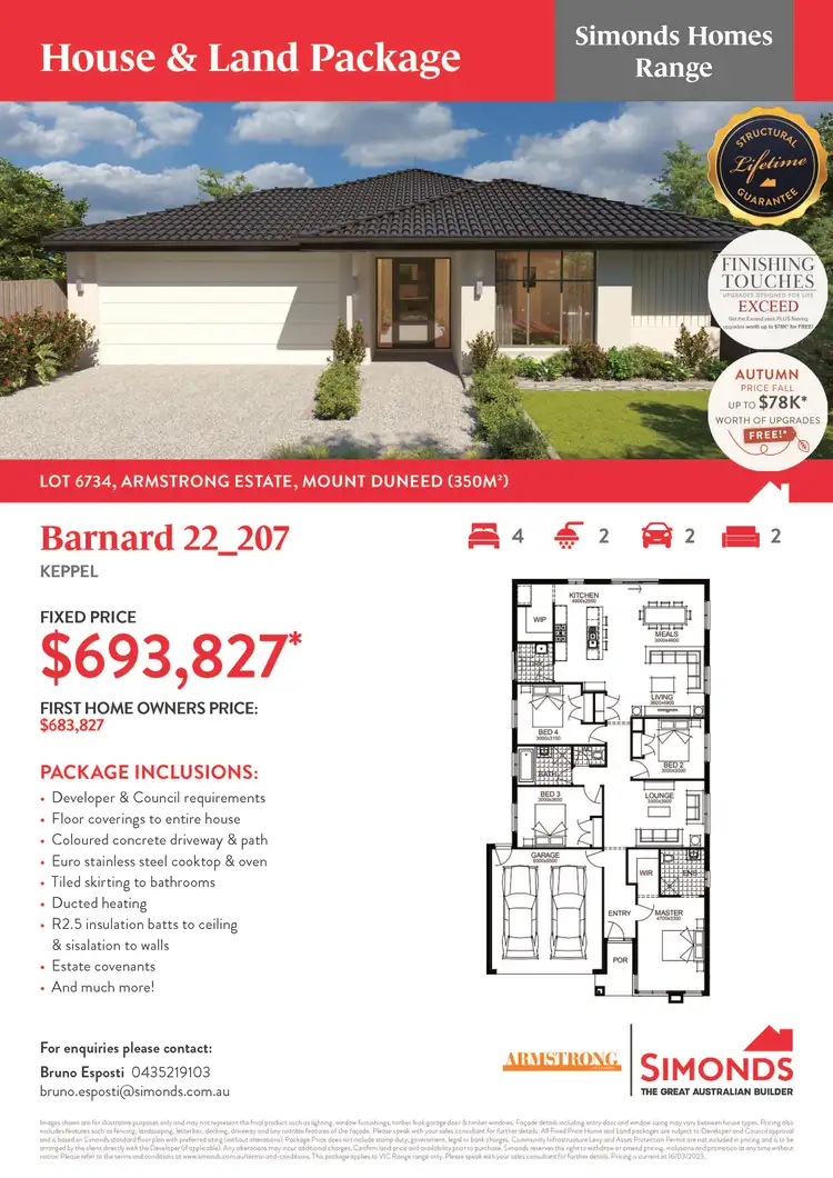Main view of Homely land listing, 41 Journey Crescent, Mount Duneed VIC 3217