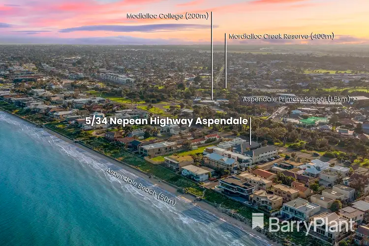 Main view of Homely apartment listing, 5/34 Nepean Highway, Aspendale VIC 3195
