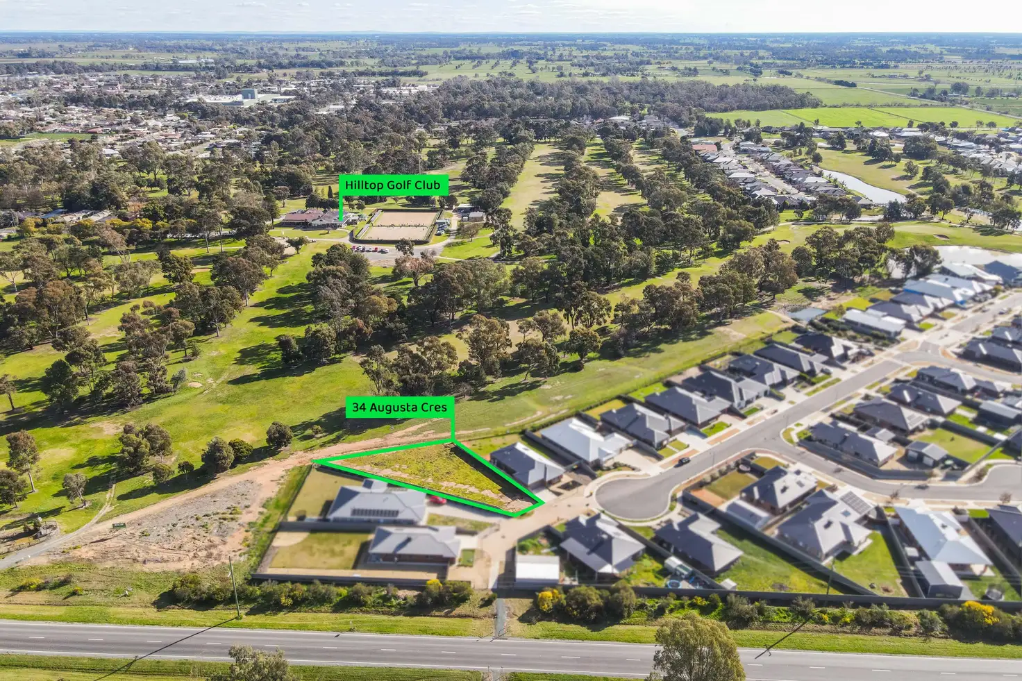 Main view of Homely land listing, 34 Augusta Crescent, Tatura VIC 3616