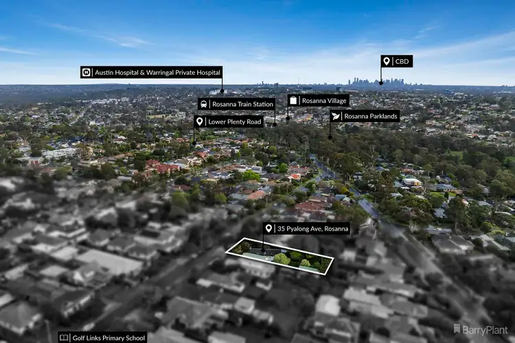 Main view of Homely house listing, 35 Pyalong Avenue, Rosanna VIC 3084