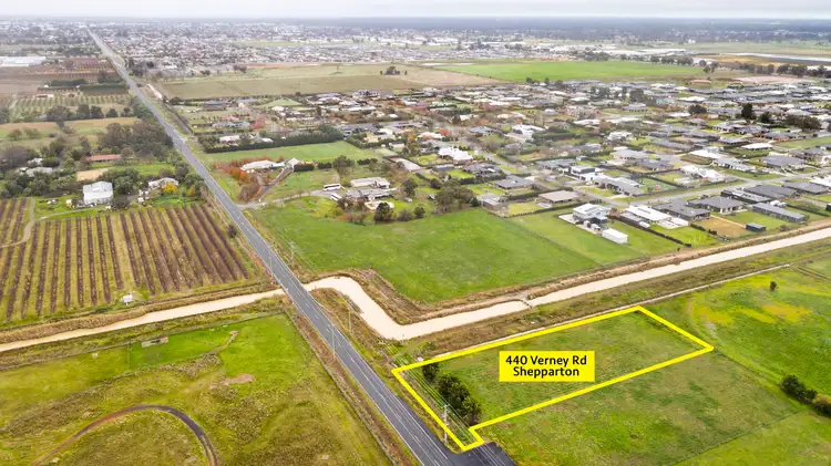 Main view of Homely land listing, 440 Verney Road, Shepparton North VIC 3631