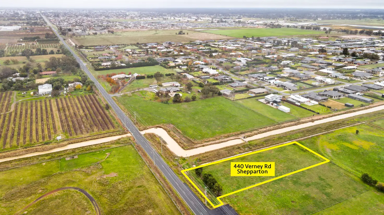 Main view of Homely land listing, 440 Verney Road, Shepparton North VIC 3631