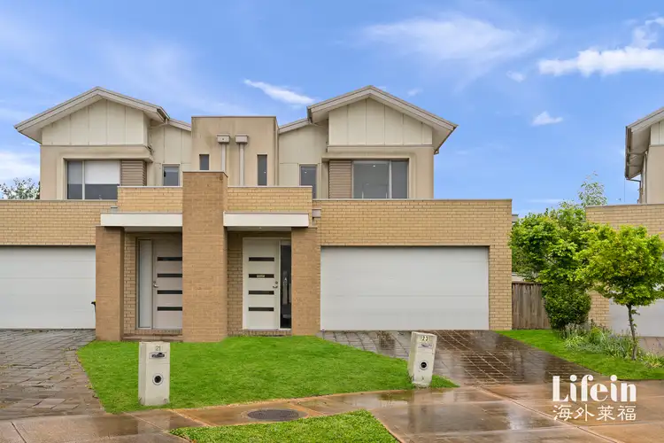 Main view of Homely semi-detached listing, 23 Broadbeach Circuit, Point Cook VIC 3030