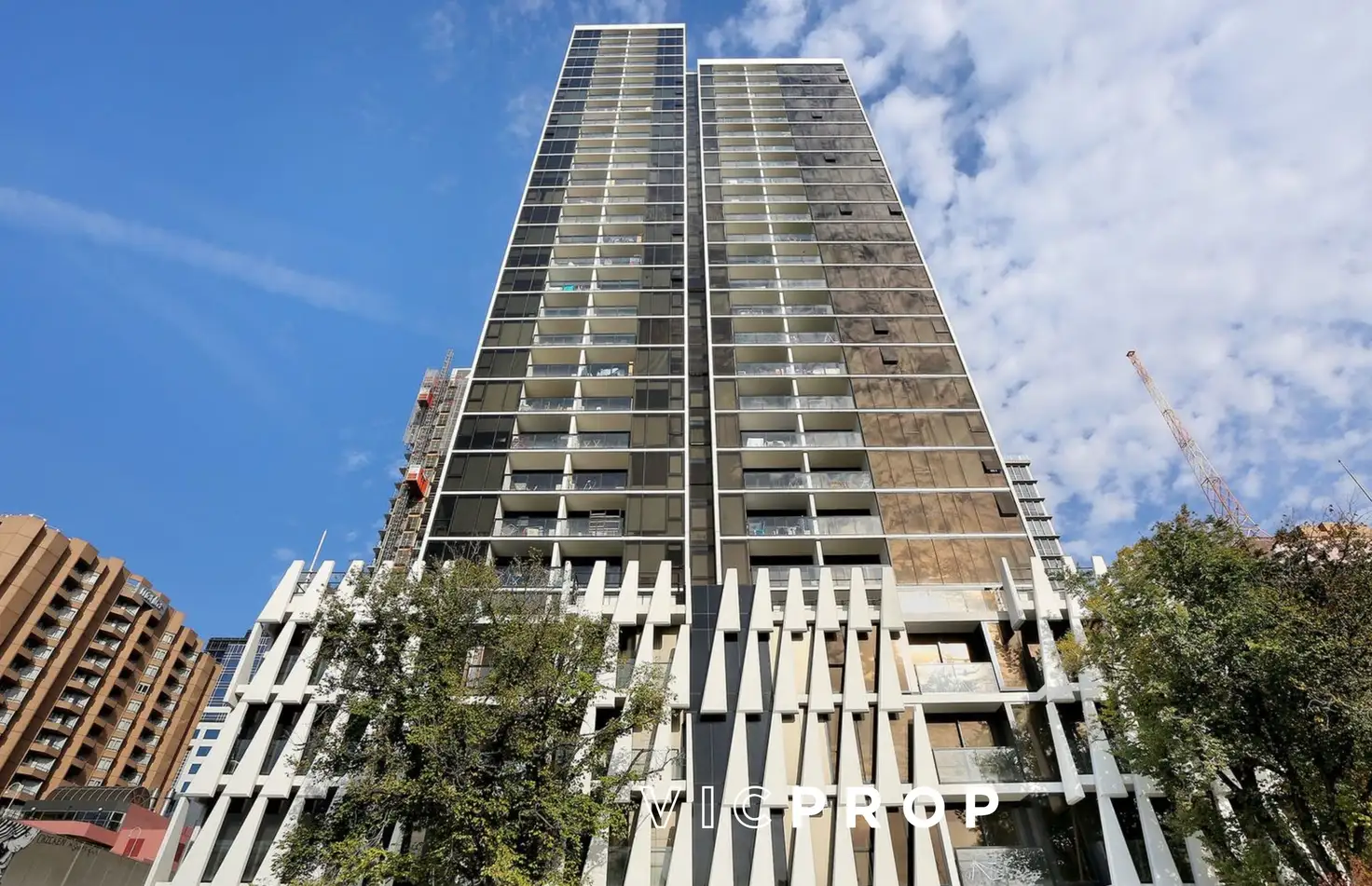Main view of Homely apartment listing, 2406/33 Mackenzie Street, Melbourne VIC 3000