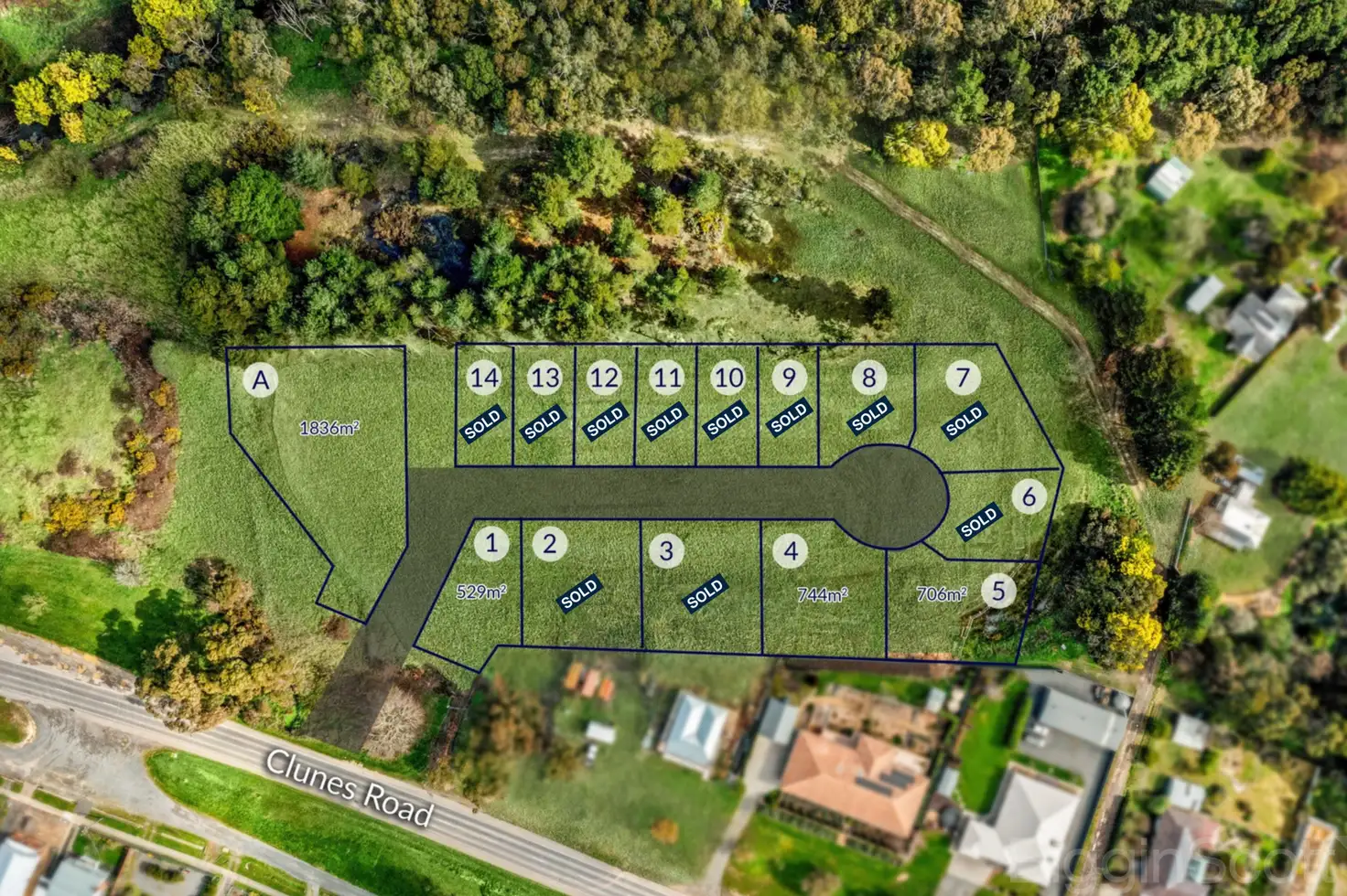 Main view of Homely land listing, 34 Clunes Road, Creswick VIC 3363