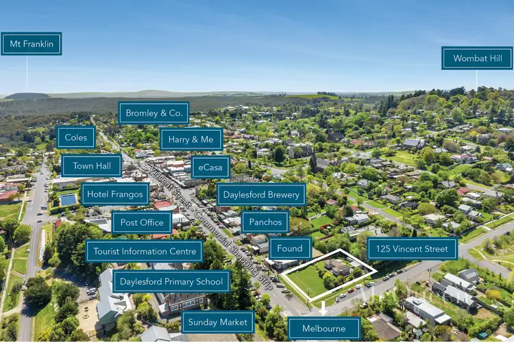 Main view of Homely house listing, 125 Vincent Street, Daylesford VIC 3460