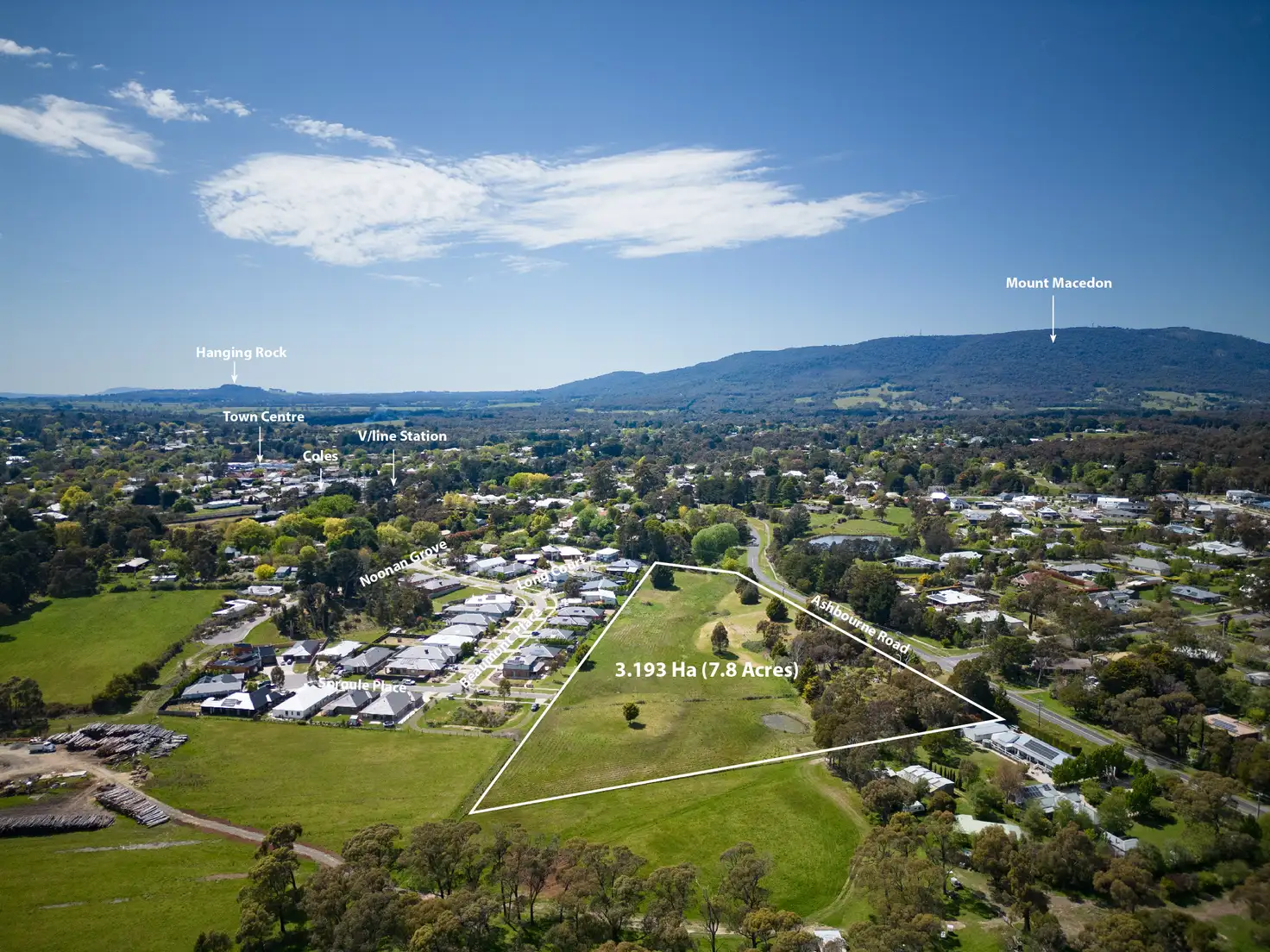 Main view of Homely land listing, 25 Ashbourne Road, Woodend VIC 3442