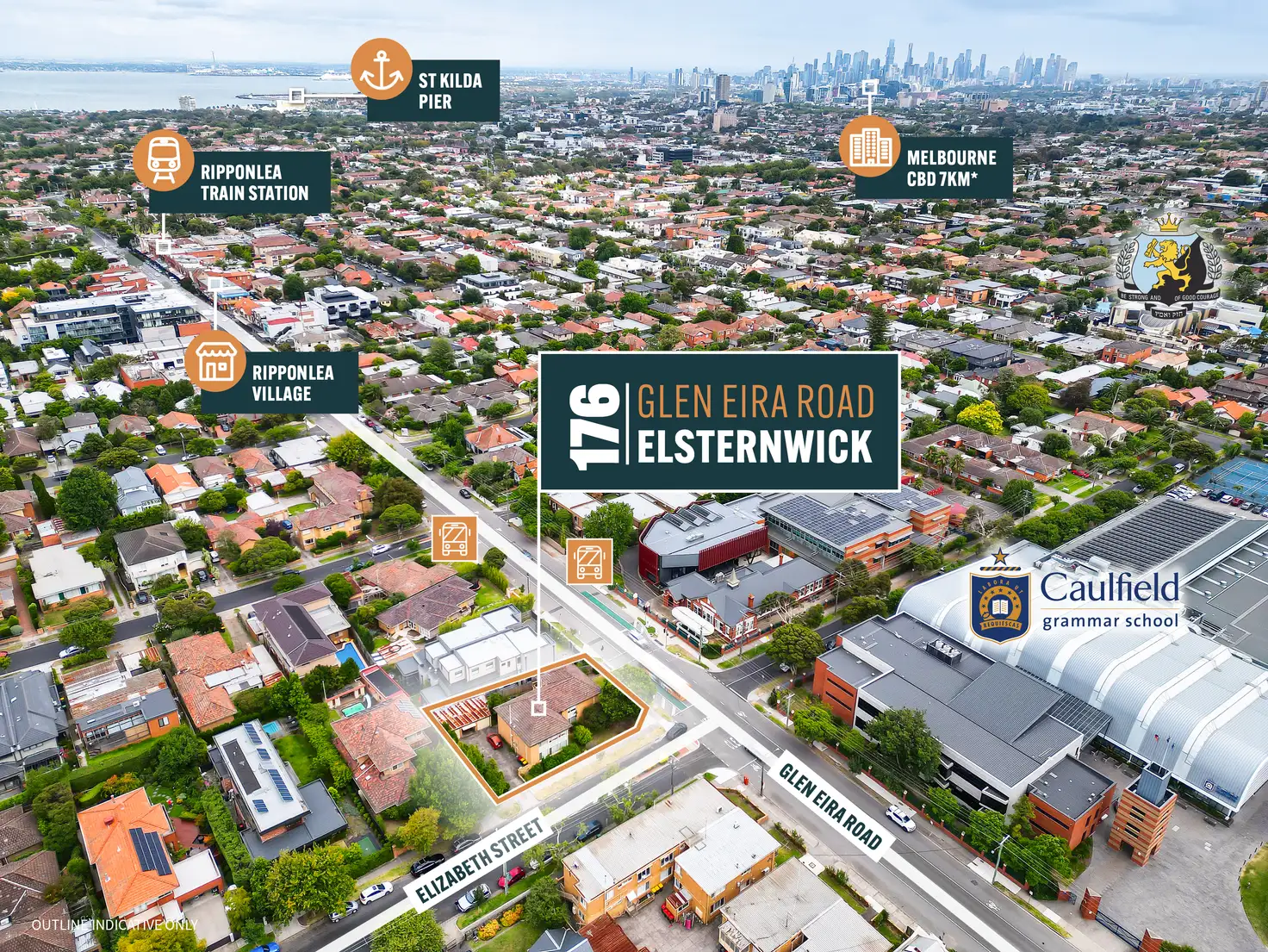 Main view of Homely block of units listing, 176 Glen Eira Road, Elsternwick VIC 3185