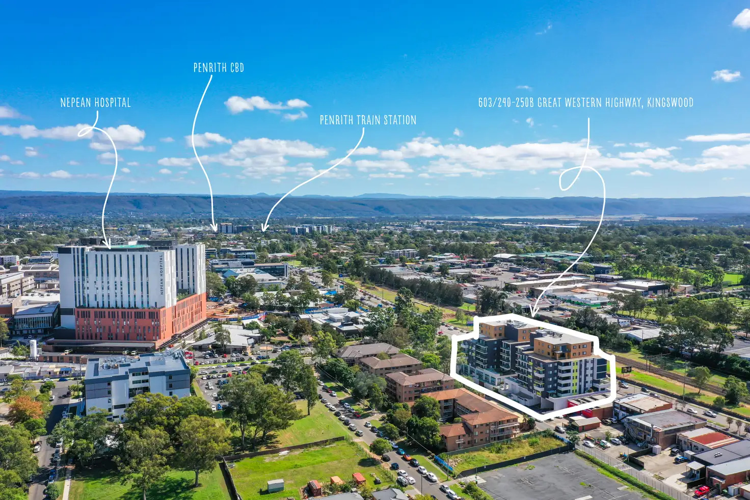 Main view of Homely apartment listing, 603/240-250B Great Western Highway, Kingswood NSW 2747