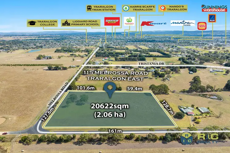 Main view of Homely land listing, 115 Melrossa Road, Traralgon VIC 3844