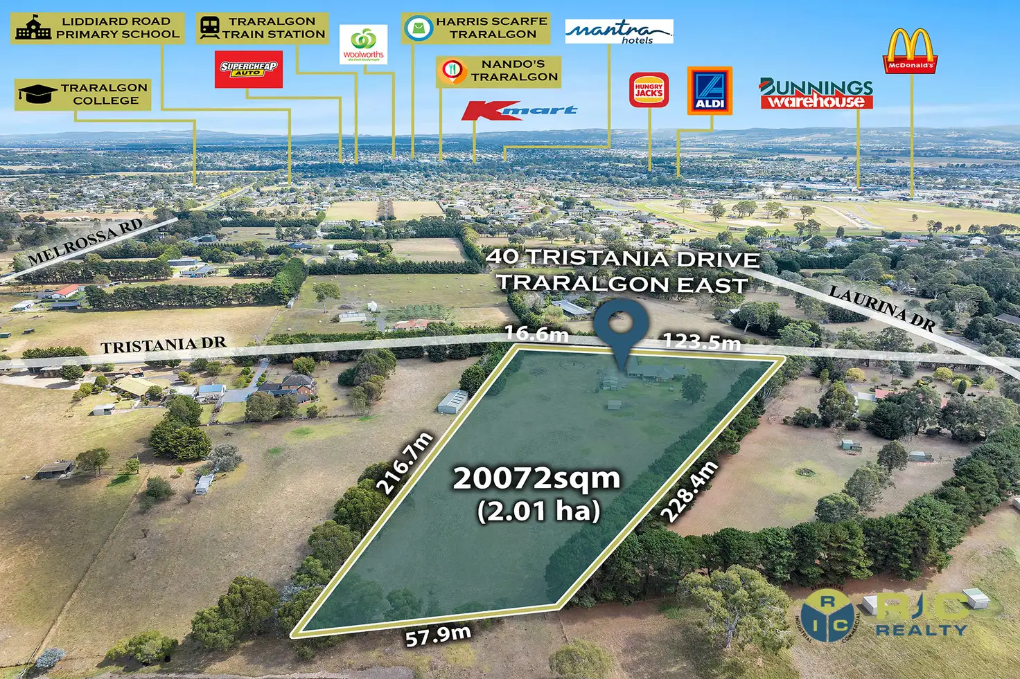 Main view of Homely house listing, 40 Tristania Drive, Traralgon VIC 3844