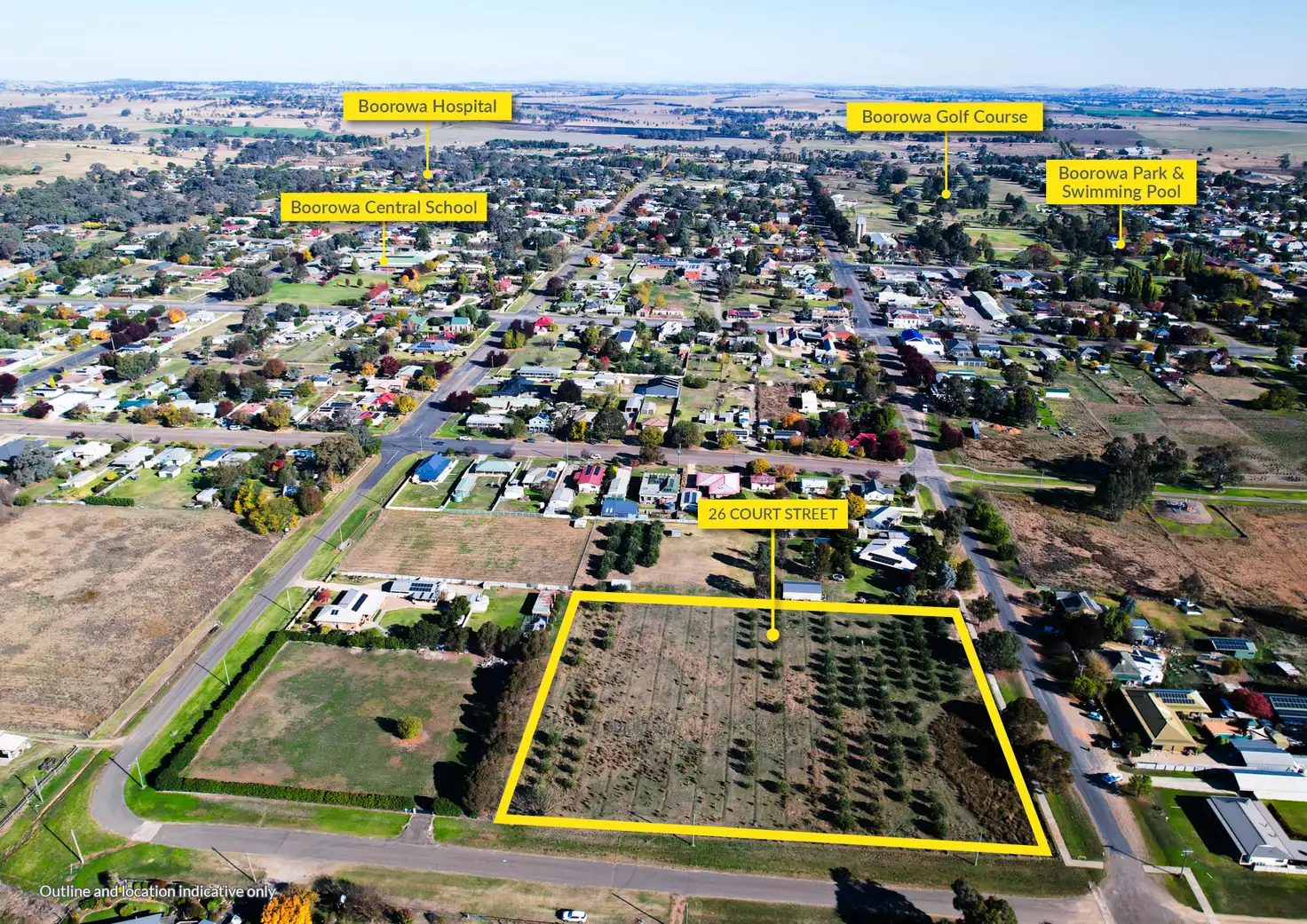 Main view of Homely land listing, 26 Court Street, Boorowa NSW 2586