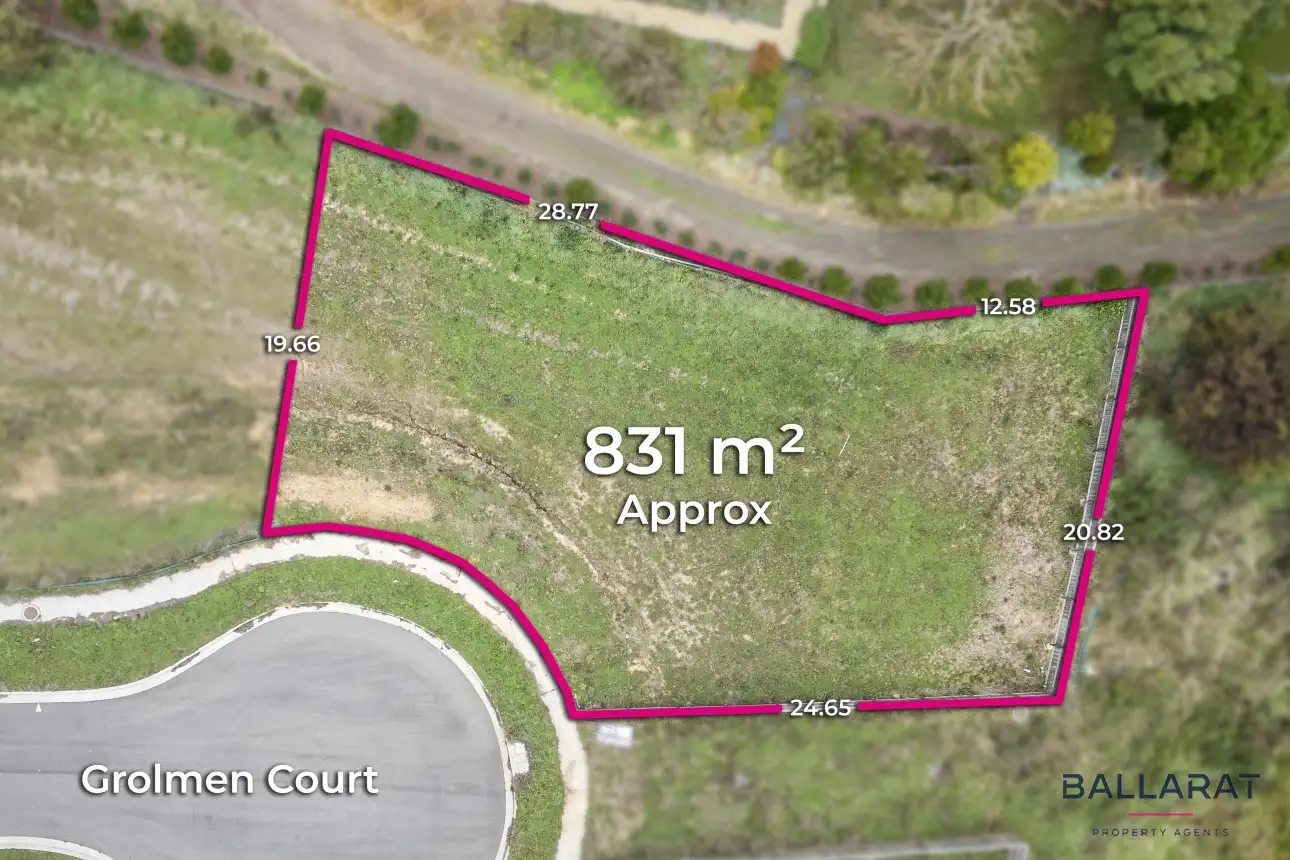 Main view of Homely land listing, 3 Grolmen Court, Brown Hill VIC 3350