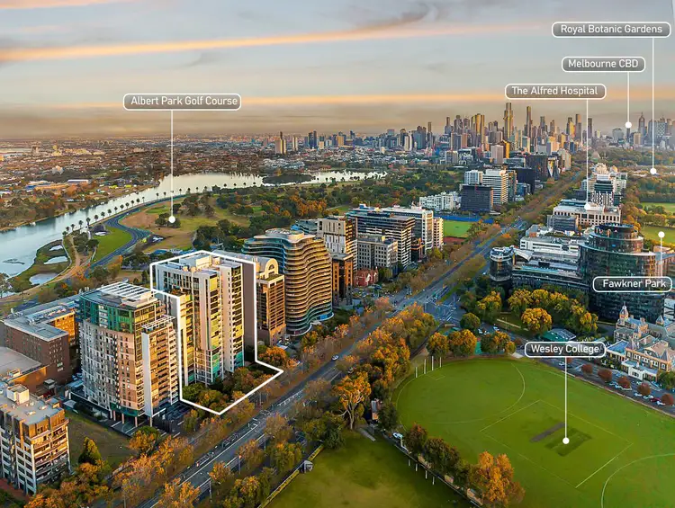 Main view of Homely apartment listing, 613/582 St Kilda Road, Melbourne VIC 3004