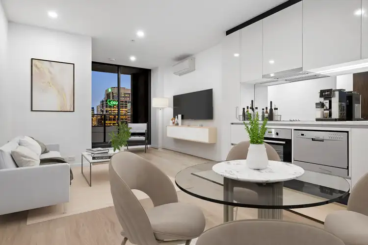 Second view of Homely apartment listing, 3403/639 Lonsdale Street, Melbourne VIC 3000
