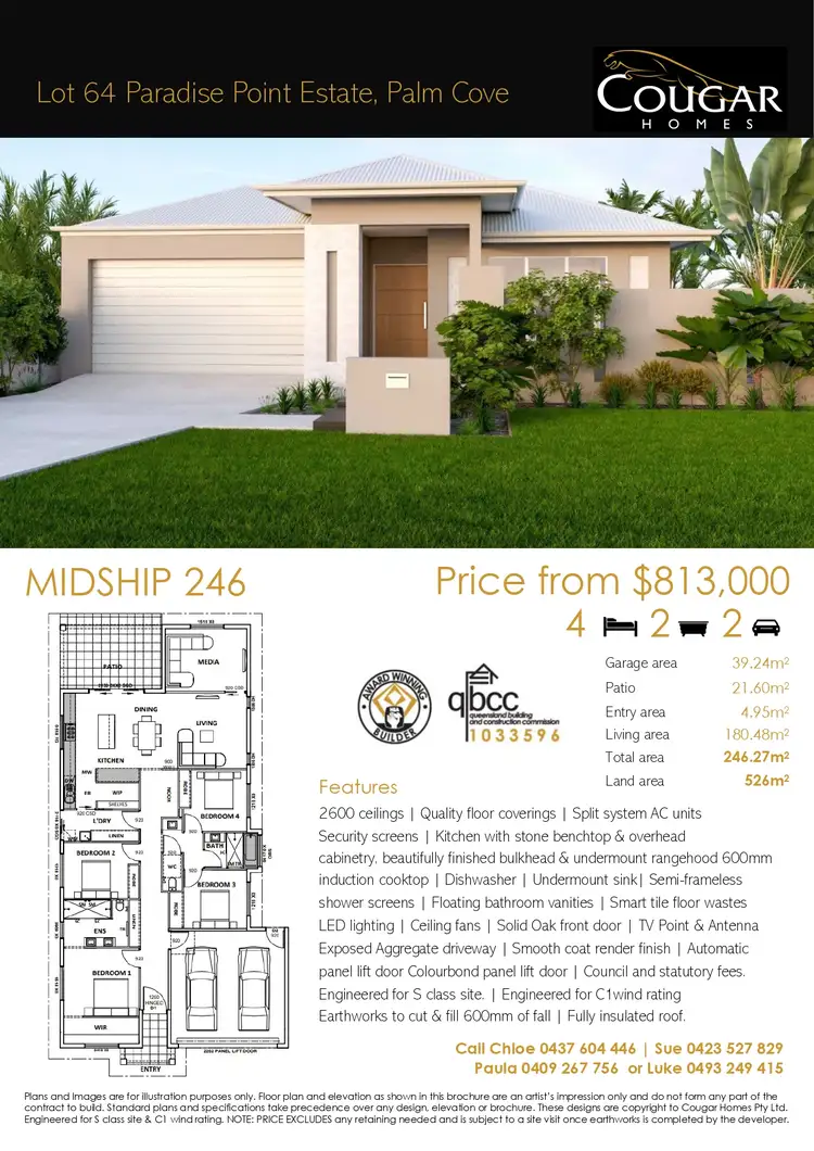 Fourth view of Homely house listing, Lot 64 Seclusion Drive, Palm Cove QLD 4879