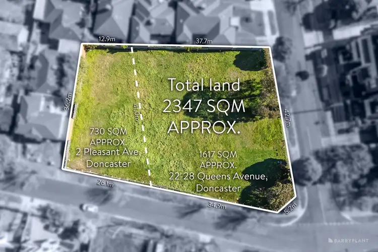 Main view of Homely land listing, 22-28 Queens Avenue, Doncaster VIC 3108