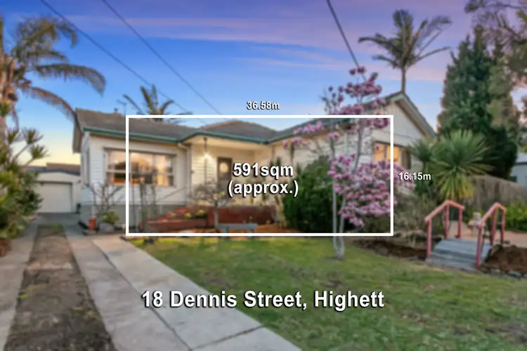 Main view of Homely house listing, 18 Dennis Street, Highett VIC 3190