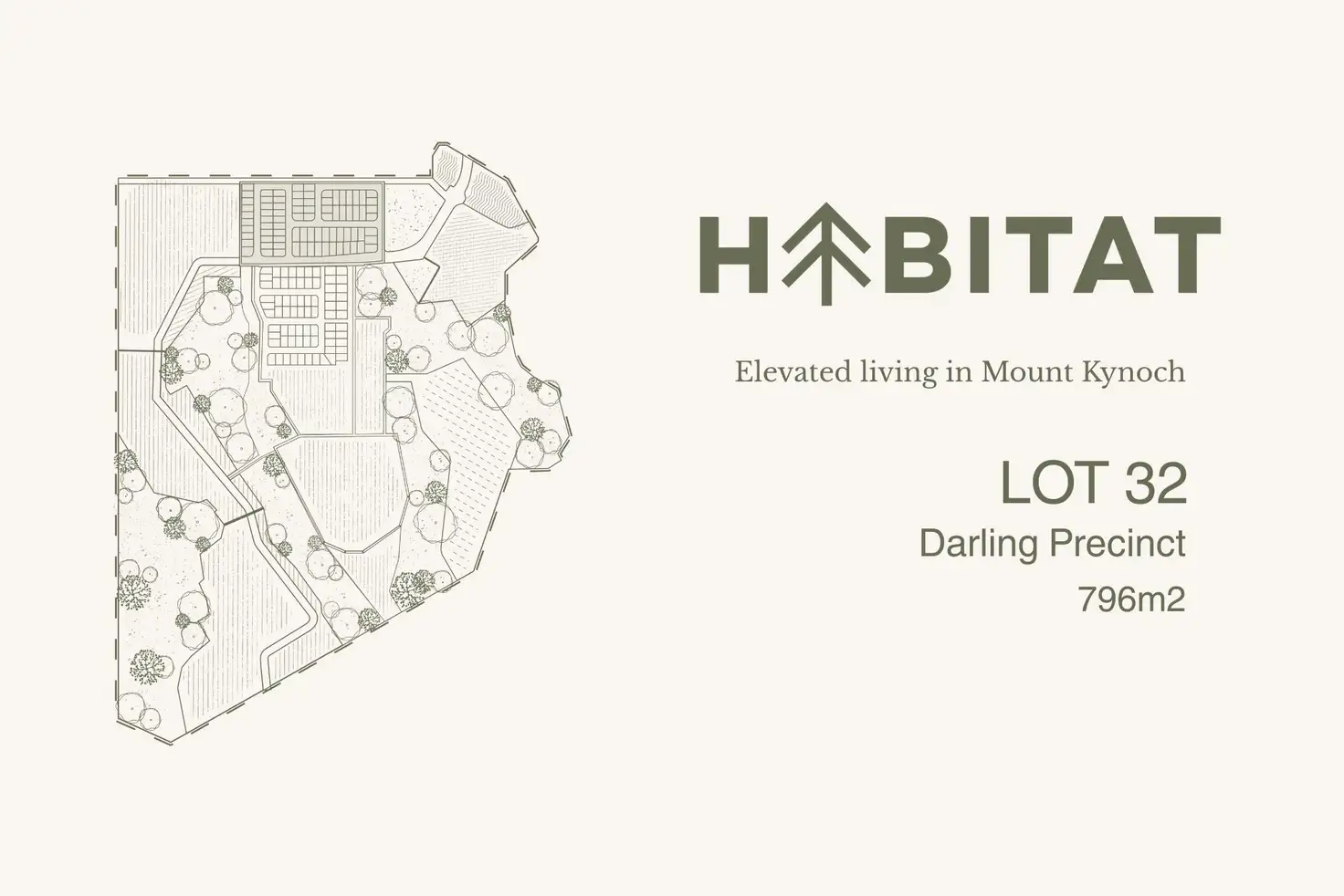 Main view of Homely land listing, Lot 32 Habitat Mt Kynoch, Shuttlewood Court, Mount Kynoch QLD 4350