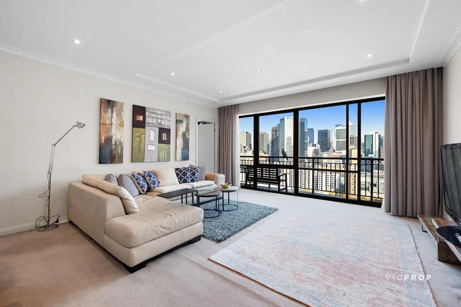 Main view of Homely apartment listing, 2210/222 Russell Street, Melbourne VIC 3000