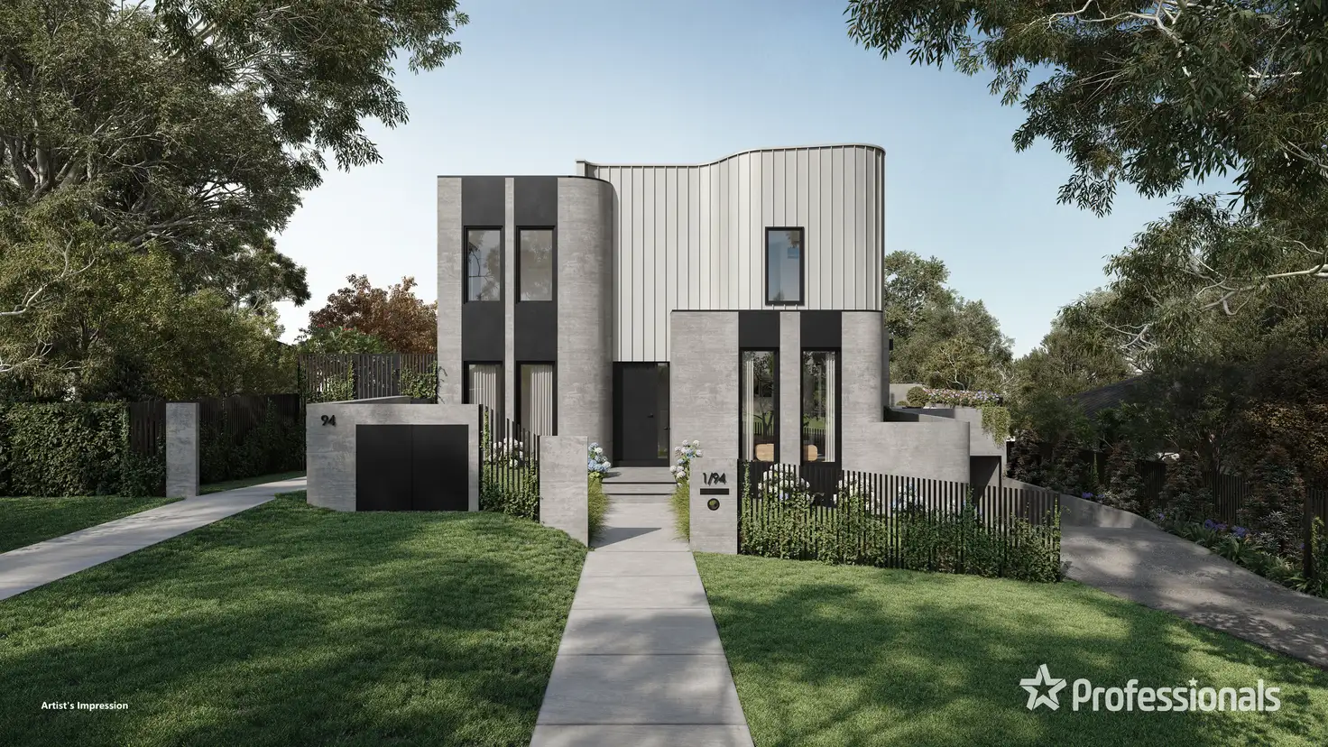 Main view of Homely townhouse listing, 3&5/94 Wood Street, Templestowe VIC 3106