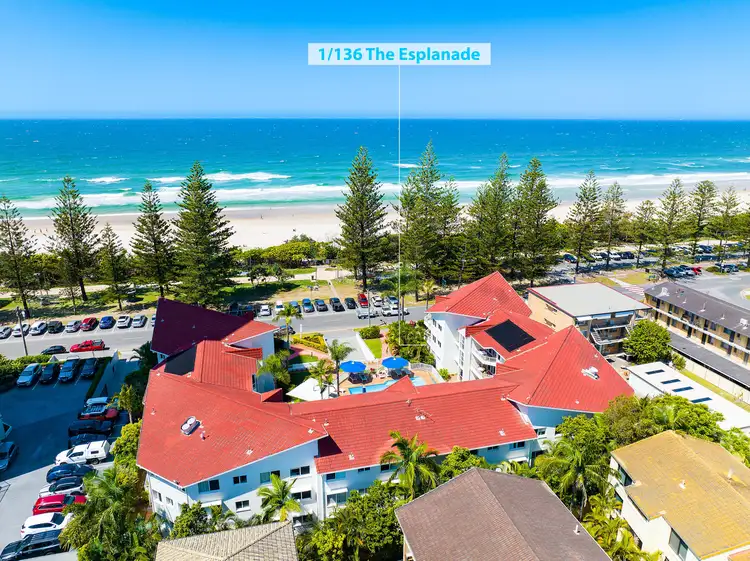 Main view of Homely apartment listing, 1/136 The Esplanade, Burleigh Heads QLD 4220