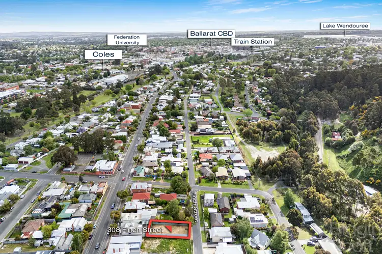 Second view of Homely land listing, 308 Finch Street, Ballarat East VIC 3350