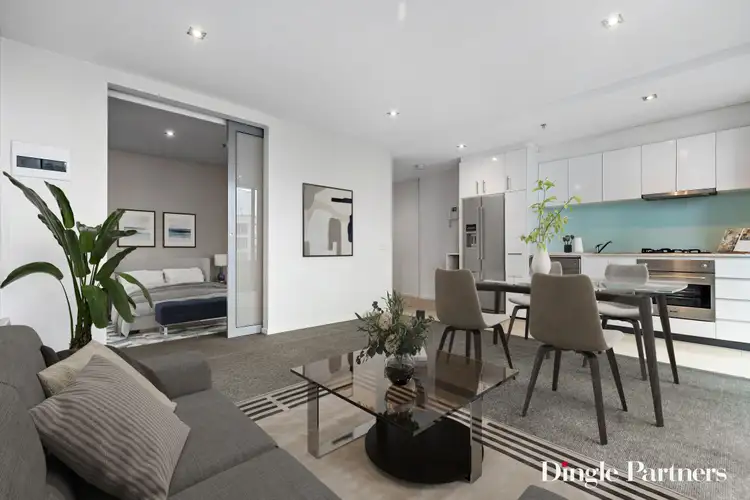 Third view of Homely apartment listing, 2203/8 Downie Street, Melbourne VIC 3000