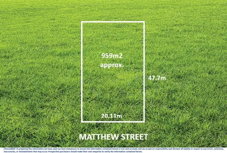 8 Matthew Street