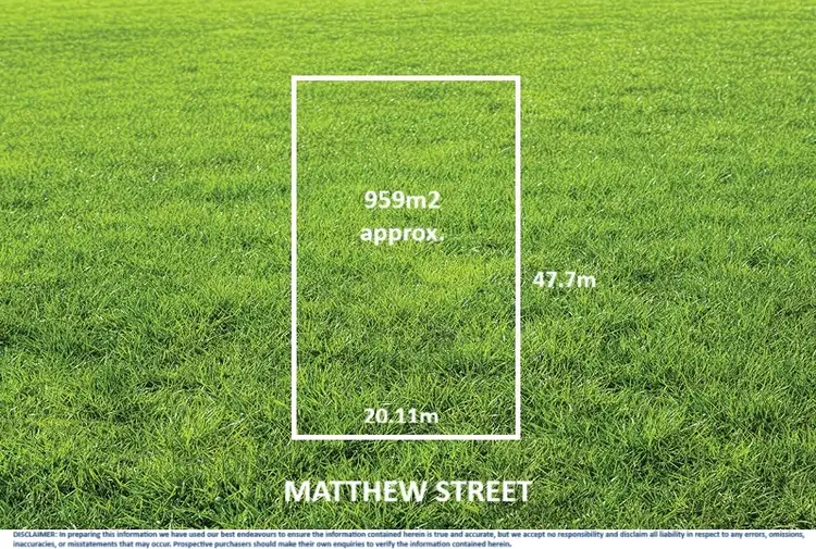 Main view of Homely land listing, 8 Matthew Street, Tooradin VIC 3980