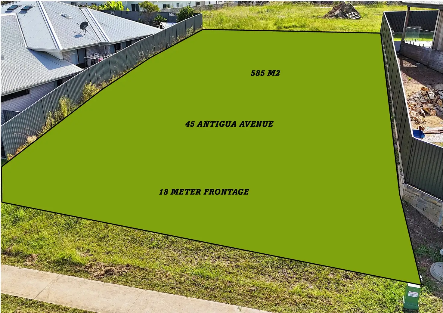 Main view of Homely land listing, 45 Antigua Avenue, Lake Cathie NSW 2445
