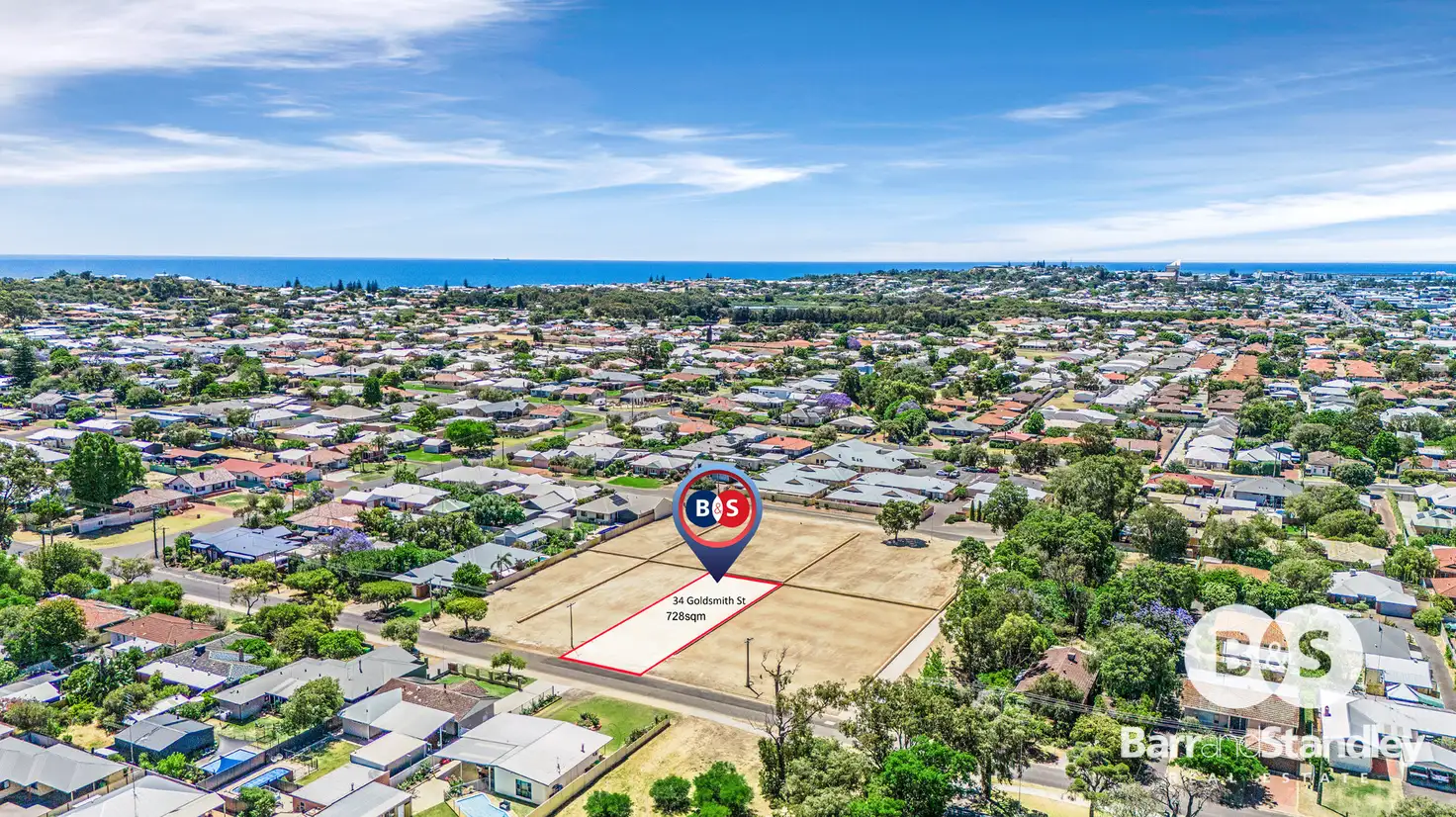 Main view of Homely land listing, 34 Goldsmith Street, South Bunbury WA 6230