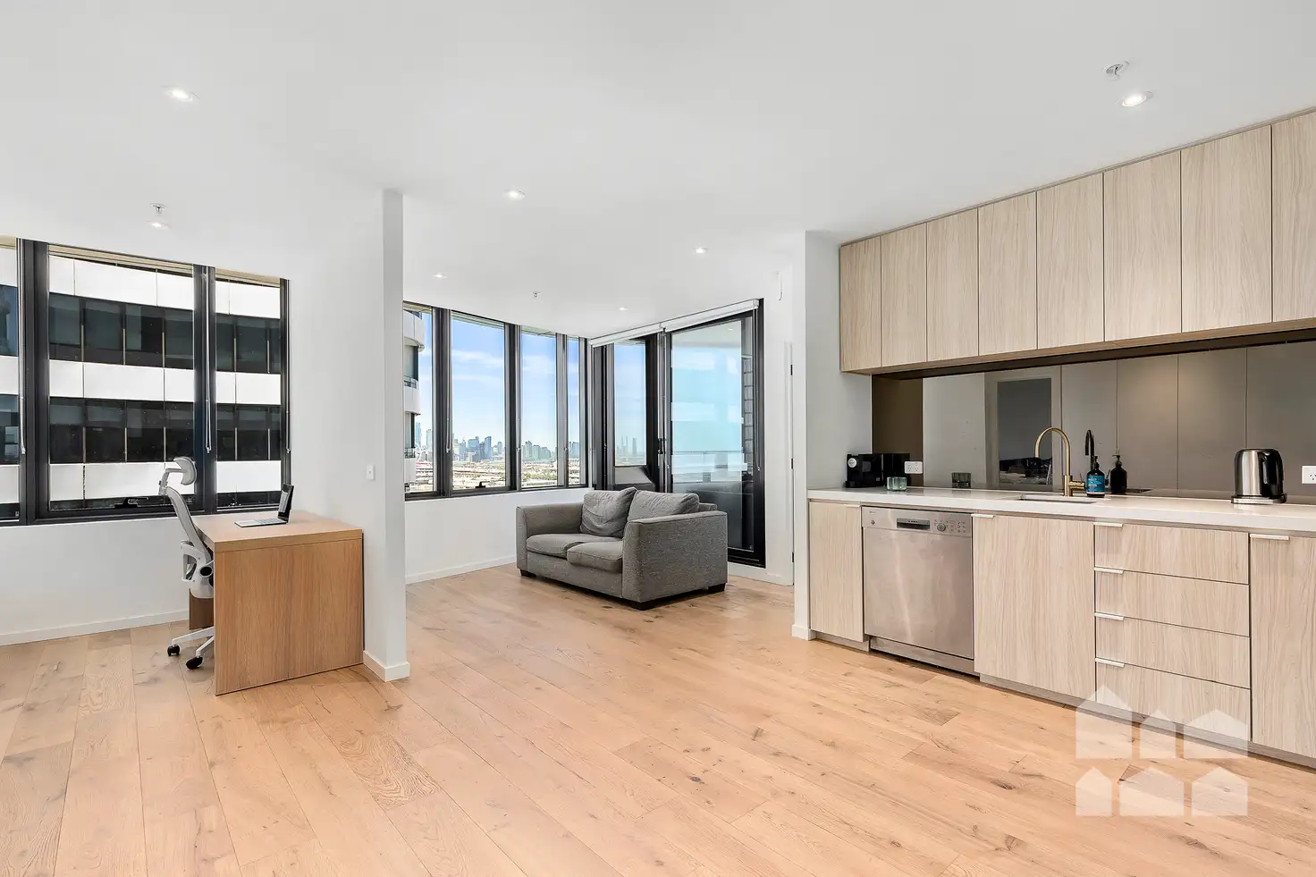 Main view of Homely apartment listing, 1707/8 Hallenstein Street, Footscray VIC 3011