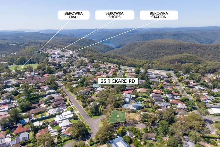 Second view of Homely land listing, 25 Rickard Road, Berowra NSW 2081