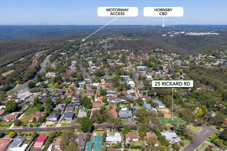 Third view of Homely land listing, 25 Rickard Road, Berowra NSW 2081