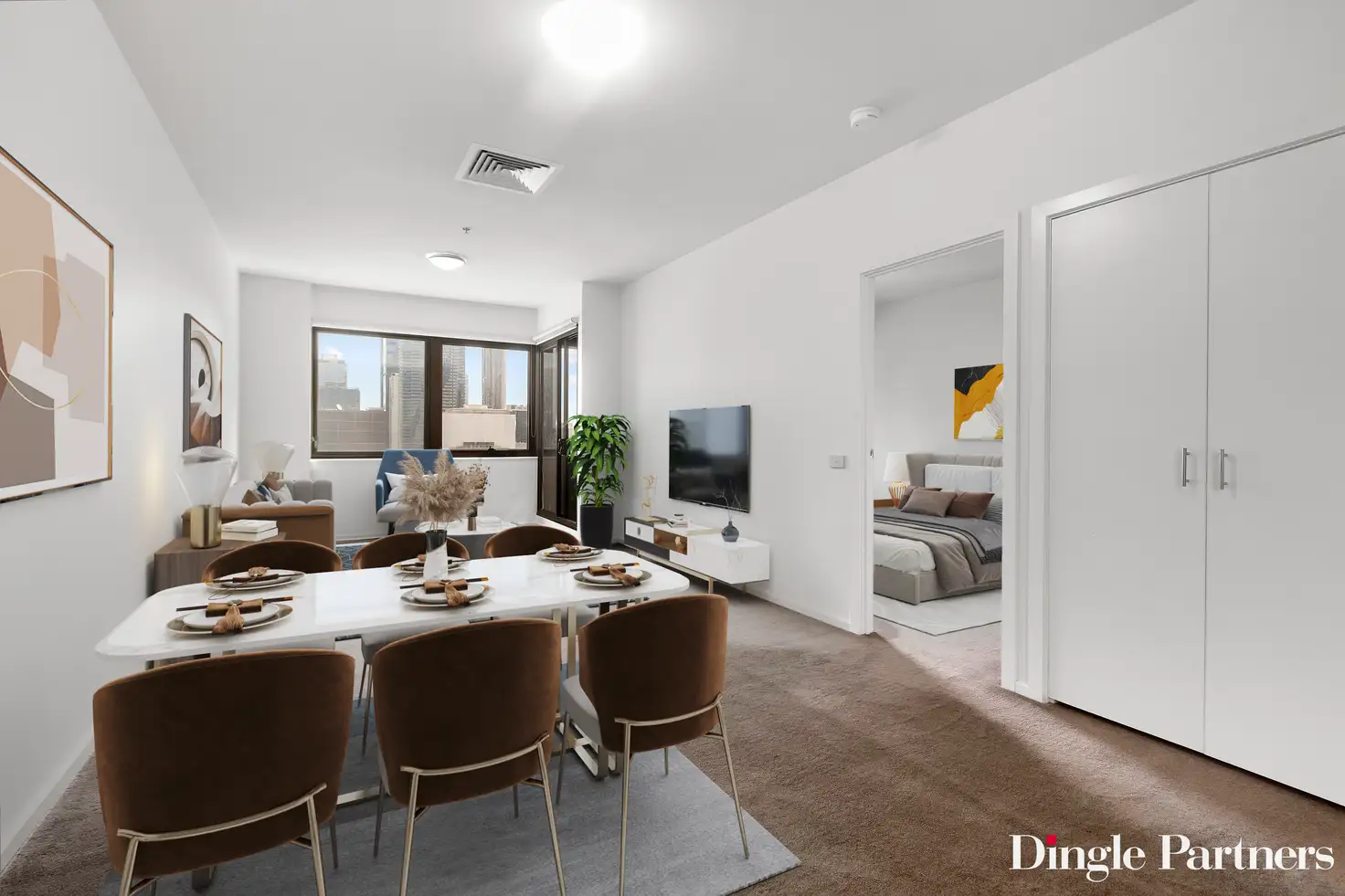 Main view of Homely apartment listing, 2112/250 Elizabeth Street, Melbourne VIC 3000