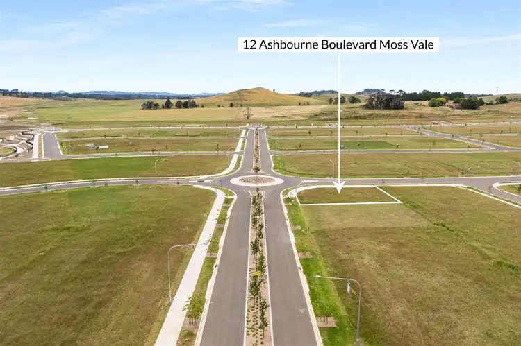 Main view of Homely land listing, 12 Ashbourne Boulevard, Moss Vale NSW 2577