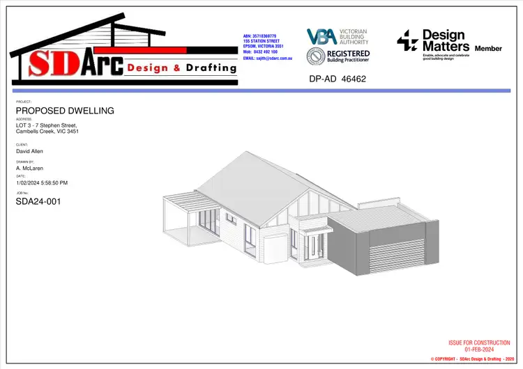 LOT Lot 3, 7 Stephen Street, Campbells Creek VIC 3451