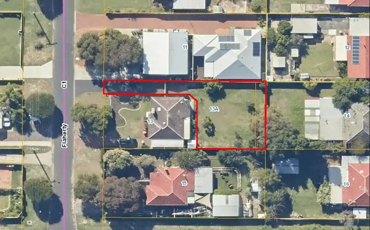 Third view of Homely land listing, 13A Flaherty Court, Carey Park WA 6230