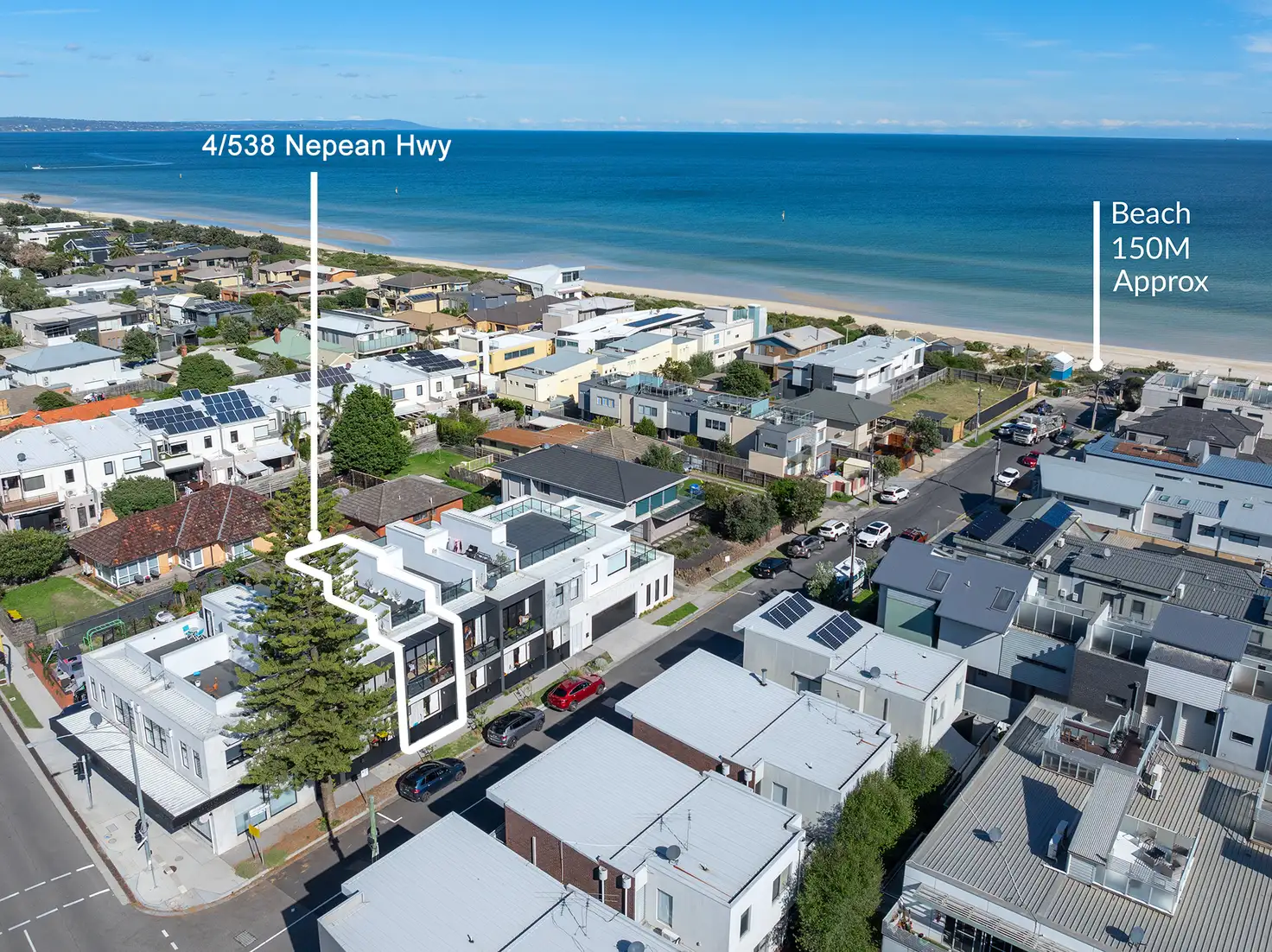 Main view of Homely townhouse listing, 4/538 Nepean Highway, Bonbeach VIC 3196