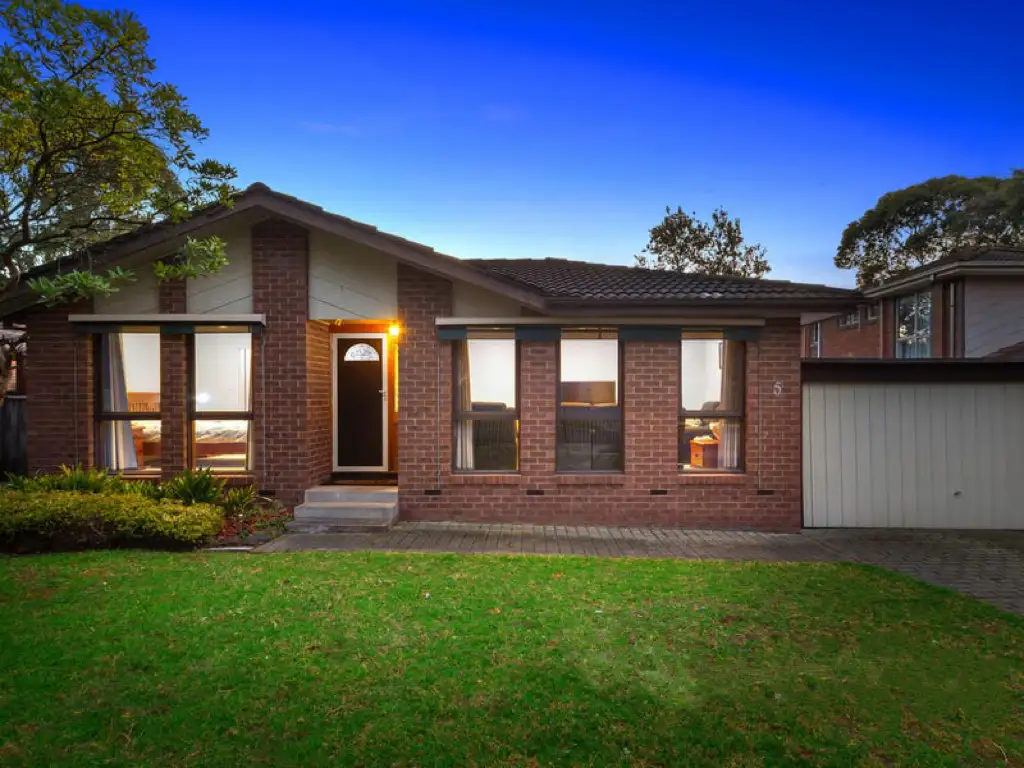 Main view of Homely house listing, 5 Cuthbert Court, Wantirna South VIC 3152