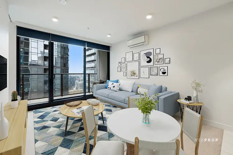 Second view of Homely apartment listing, 2513/33 Mackenzie Street, Melbourne VIC 3000